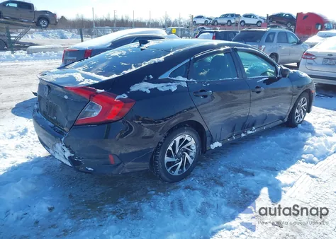 2018 Honda Civic Ex z USA, uszkodzony, nr VIN 2HGFC2F72JH586944